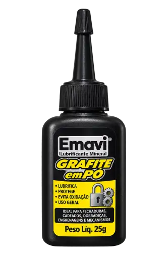 Lubrificante Mineral Grafite em Pó Emavi 25 g