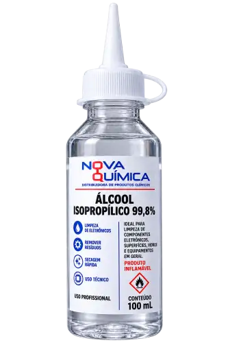 Álcool Isopropílico Nova Química 99,8% – 100ml