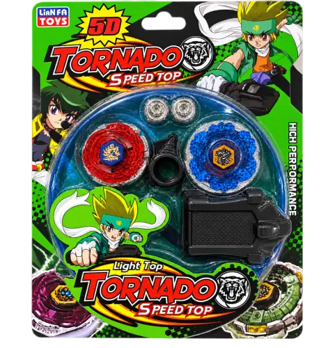 Kit Pião Tornado Speed Top 5D