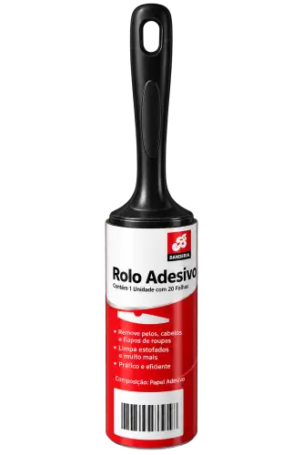Rolo Adesivo Removedor de Pelos e Fiapos – 20 Folhas
