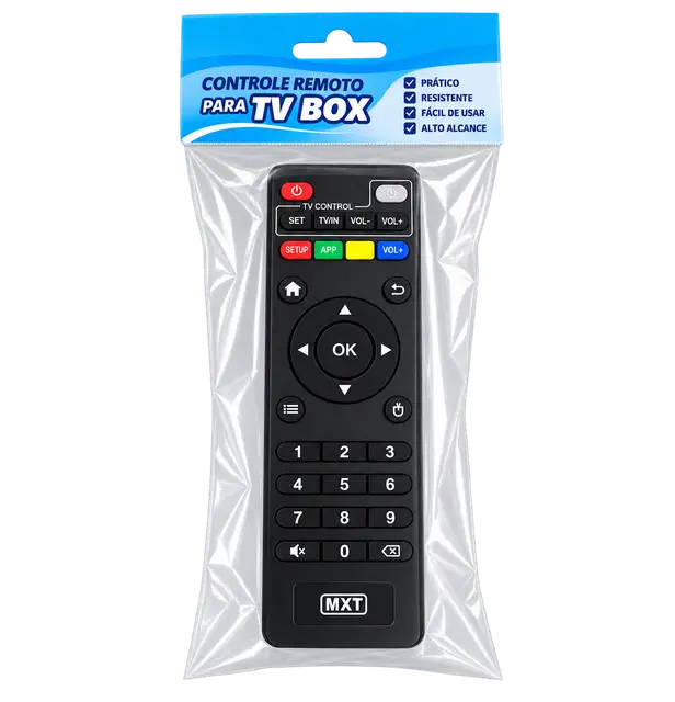 Controle Remoto para TV Box MXT – Universal